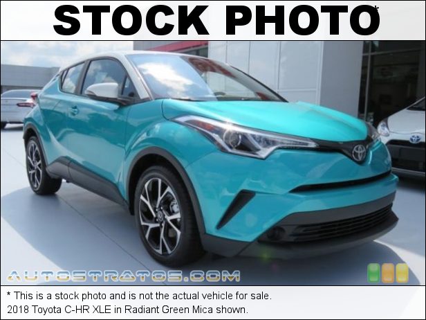 Stock photo for this 2018 Toyota C-HR XLE 2.0 Liter DOHC 16-Valve VVT 4 Cylinder CVTi-S Automatic