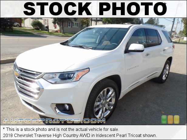 Stock photo for this 2018 Chevrolet Traverse High Country AWD 3.6 Liter DOHC 24-Valve VVT V6 6 Speed Automatic
