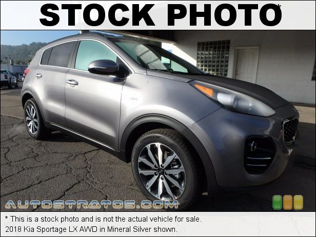 Stock photo for this 2018 Kia Sportage AWD 2.0 Liter Turbocharged DOHC 16-Valve CVVT 4 Cylinder 6 Speed Automatic