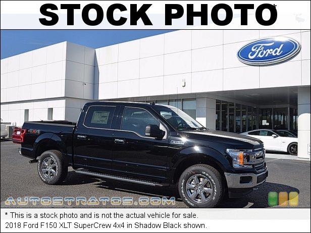 Stock photo for this 2018 Ford F150 XLT SuperCrew 4x4 5.0 Liter DI DOHC 32-Valve Ti-VCT E85 V8 10 Speed Automatic
