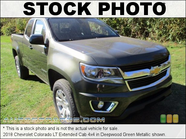 Stock photo for this 2018 Chevrolet Colorado LT Extended Cab 4x4 3.6 Liter DFI DOHC 24-Valve VVT V6 8 Speed Automatic