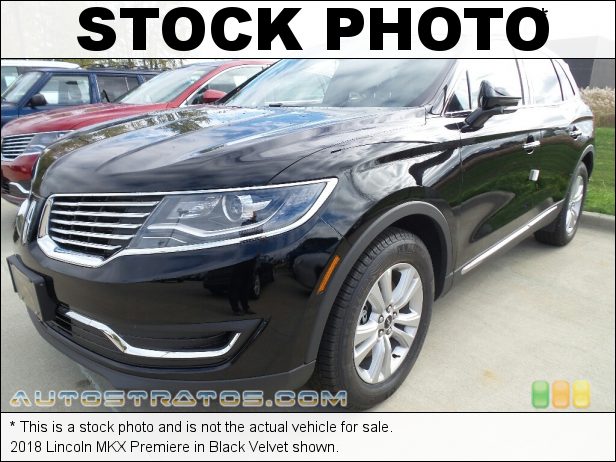 Stock photo for this 2018 Lincoln MKX Premiere 3.7 Liter DOHC 24-Valve Ti-VCT V6 6 Speed Automatic