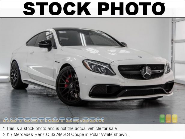 Stock photo for this 2017 Mercedes-Benz C 63 AMG S Coupe 4.0 Liter AMG DI biturbo DOHC 32-Valve VVT V8 7 Speed Automatic