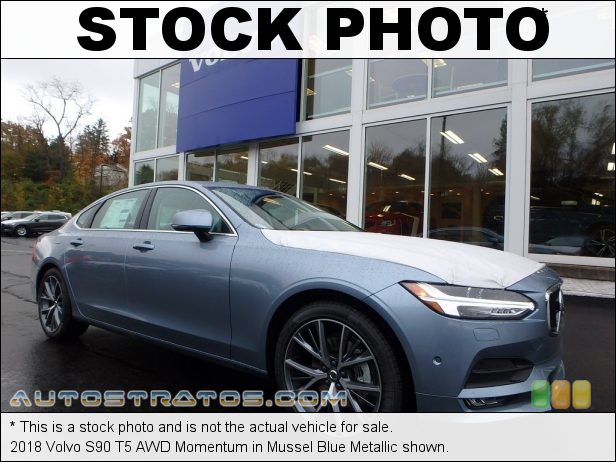 Stock photo for this 2018 Volvo S90 T5 AWD Momentum 2.0 Liter Turbocharged DOHC 16-Valve VVT 4 Cylinder 8 Speed Automatic