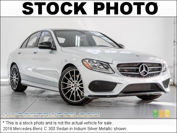 Stock photo for this 2018 Mercedes-Benz C 300 Sedan 2.0 Liter Turbocharged DOHC 16-Valve VVT 4 Cylinder 9 Speed Automatic