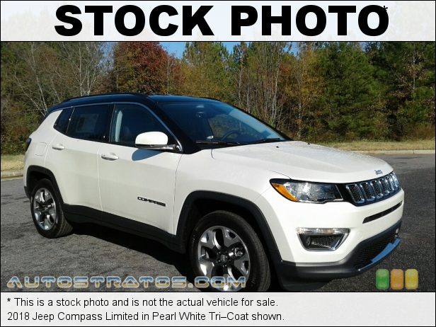 Stock photo for this 2018 Jeep Compass Limited 2.4 Liter DOHC 16-Valve VVT 4 Cylinder 6 Speed Automatic