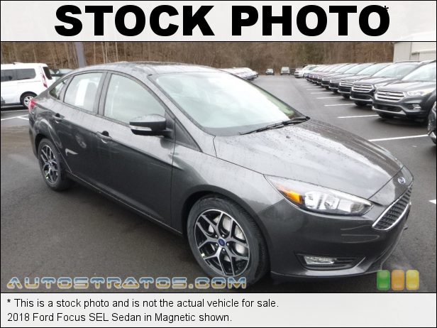 Stock photo for this 2018 Ford Focus SEL Sedan 2.0 Liter GDI DOHC 16-Valve Ti-VCT 4 Cylinder 6 Speed Automatic