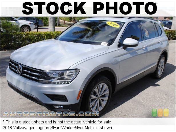 Stock photo for this 2018 Volkswagen Tiguan S 4MOTION 2.0 Liter TSI Turbocharged DOHC 16-Valve VVT 4 Cylinder 8 Speed Automatic