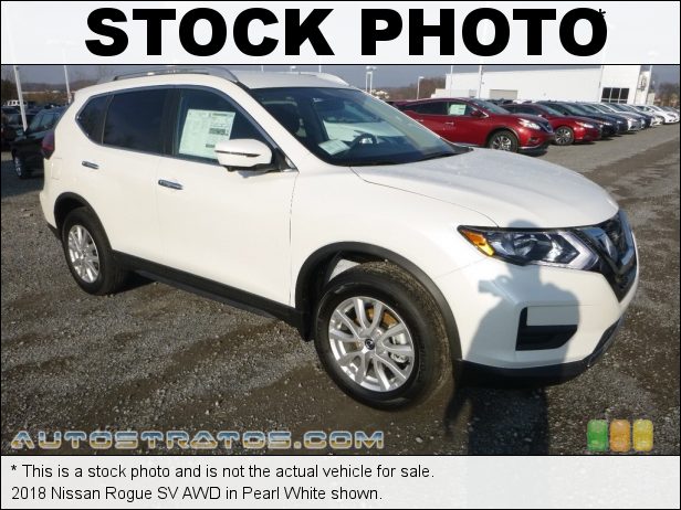 Stock photo for this 2018 Nissan Rogue S AWD 2.5 Liter DOHC 16-Valve CVTCS 4 Cylinder Xtronic CVT Automatic