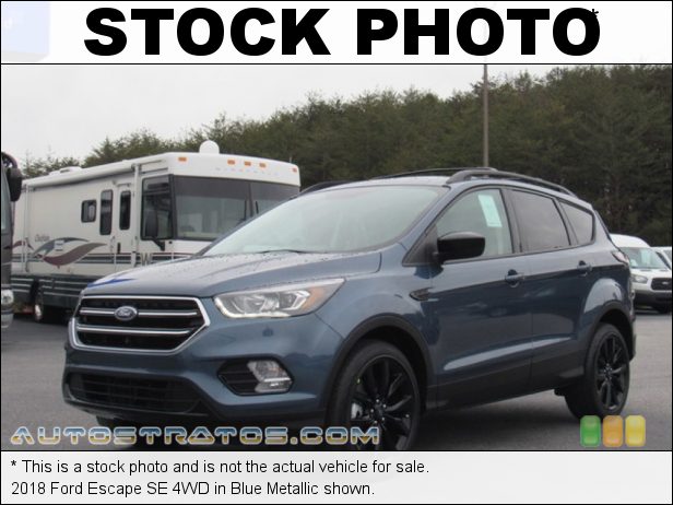 Stock photo for this 2018 Ford Escape SE 4WD 1.5 Liter Turbocharged DOHC 16-Valve EcoBoost 4 Cylinder 6 Speed Automatic