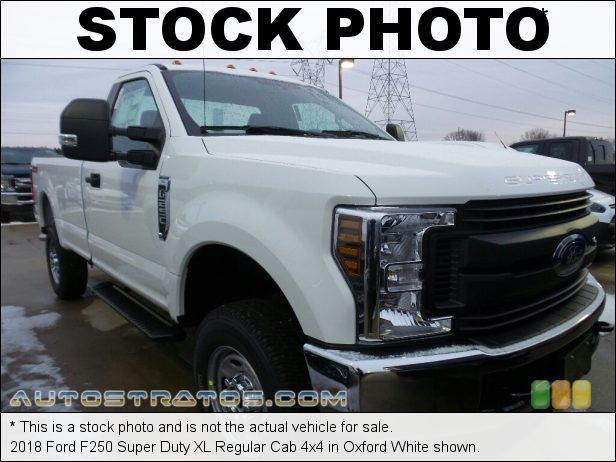 Stock photo for this 2018 Ford F250 Super Duty XL Regular Cab 4x4 6.2 Liter SOHC 16-Valve Flex-Fuel V8 6 Speed Automatic