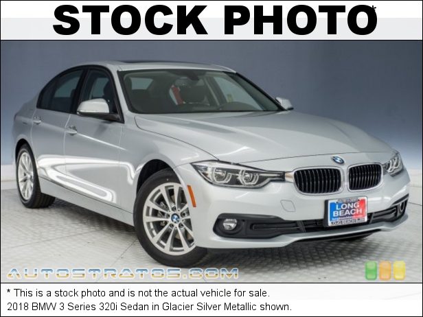 Stock photo for this 2018 BMW 3 Series 320i Sedan 2.0 Liter DI TwinPower Turbocharged DOHC 16-Valve VVT 4 Cylinder 8 Speed Sport Automatic