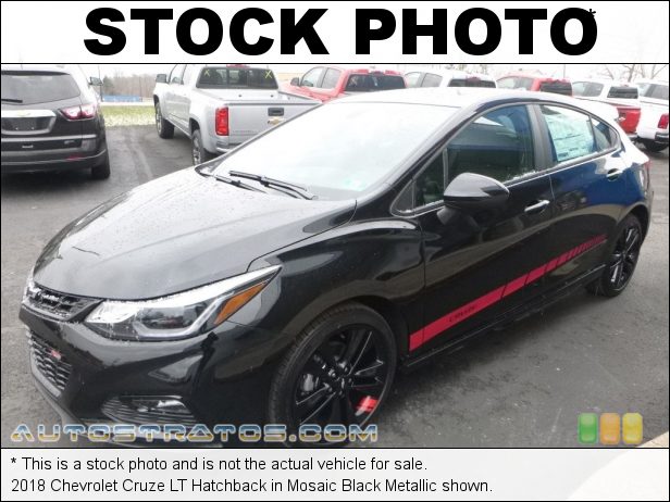 Stock photo for this 2018 Chevrolet Cruze LT 1.4 Liter Turbocharged DOHC 16-Valve CVVT 4 Cylinder 6 Speed Automatic