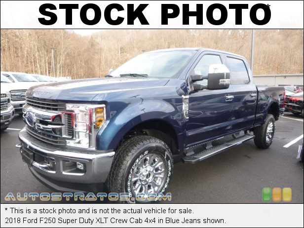 Stock photo for this 2018 Ford F250 Super Duty Crew Cab 4x4 6.2 Liter SOHC 16-Valve Flex-Fuel V8 6 Speed Automatic