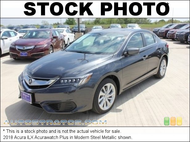 Stock photo for this 2018 Acura ILX Acurawatch Plus 2.4 Liter DOHC 16-Valve i-VTEC 4 Cylinder 8 Speed Dual-Clutch Automatic
