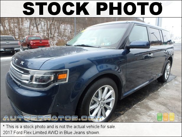 Stock photo for this 2017 Ford Flex Limited AWD 3.5 Liter DOHC 24-Valve Ti-VCT V6 6 Speed SelectShift Automatic