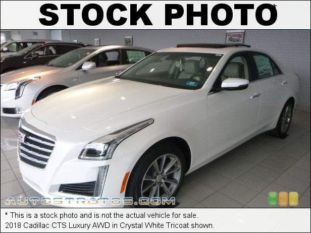 Stock photo for this 2018 Cadillac CTS Luxury AWD 3.6 Liter DI DOHC 24-Valve VVT V6 8 Speed Automatic