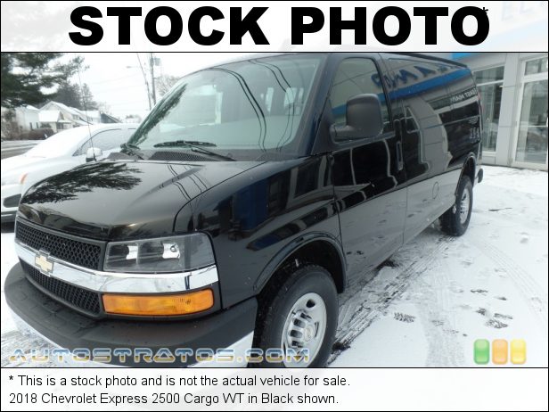 Stock photo for this 2018 Chevrolet Express 2500 Cargo WT 4.3 Liter DI OHV 12-Valve VVT EcoTech3 V6 6 Speed Automatic