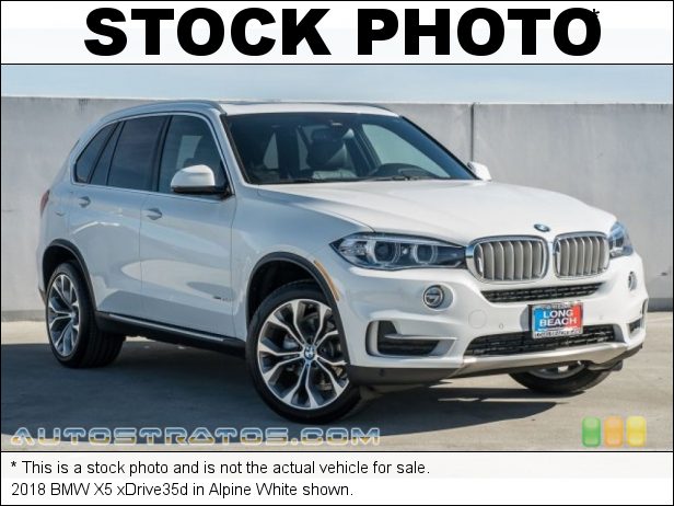 Stock photo for this 2018 BMW X5 xDrive35d 3.0 Liter Turbo-Diesel DOHC 24-Valve Inline 6 Cylinder 8 Speed Automatic