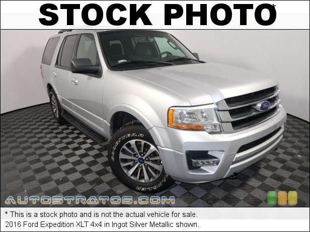 Stock photo for this 2016 Ford Expedition XLT 4x4 3.5 Liter DI Turbocharged DOHC 24-Valve Ti-VCT EcoBoost V6 6 Speed SelectShift Automatic