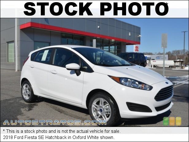 Stock photo for this 2018 Ford Fiesta SE Hatchback 1.6 Liter DOHC 16-Valve Ti-VCT 4 Cylinder 5 Speed Manual