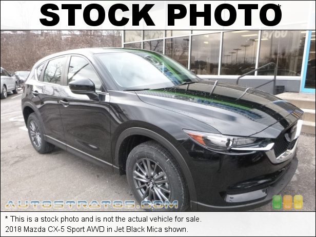 Stock photo for this 2018 Mazda CX-5 Sport AWD 2.5 Liter SKYACTIV-G DI DOHC 16-Valve VVT 4 Cylinder 6 Speed Automatic