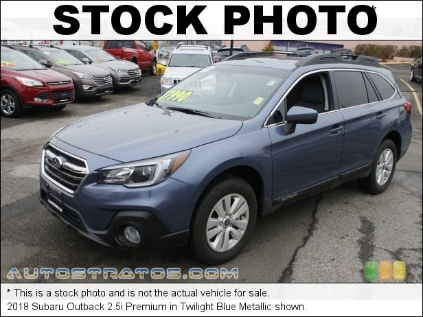 Stock photo for this 2018 Subaru Outback 2.5i Premium 2.5 Liter DOHC 16-Valve VVT Flat 4 Cylinder Lineartronic CVT Automatic