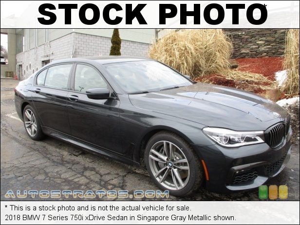 Stock photo for this 2019 BMW 7 Series 750i xDrive Sedan 4.4 Liter DI TwinPower Turbocharged DOHC 32-Valve VVT V8 8 Speed Automatic