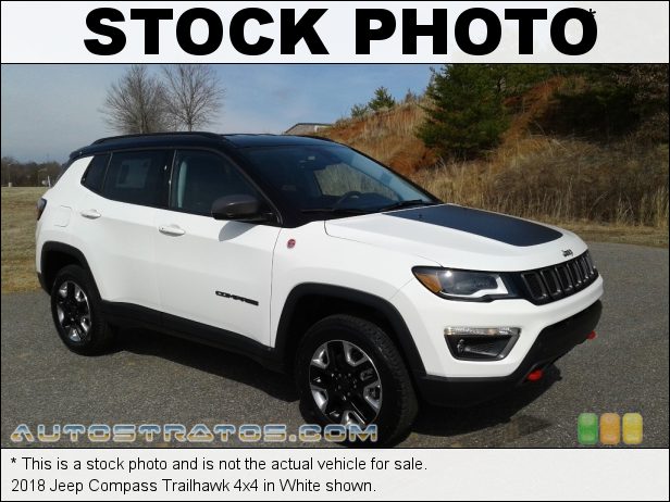 Stock photo for this 2018 Jeep Compass Trailhawk 4x4 2.4 Liter DOHC 16-Valve VVT 4 Cylinder 9 Speed Automatic