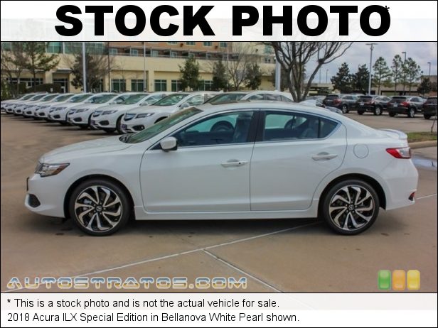 Stock photo for this 2018 Acura ILX Special Edition 2.4 Liter DOHC 16-Valve i-VTEC 4 Cylinder 8 Speed Dual-Clutch Automatic