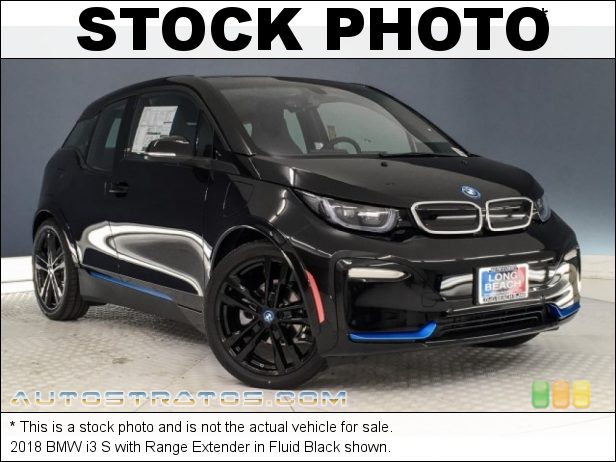 Stock photo for this 2018 BMW i3 S with Range Extender BMW eDrive Hybrid Synchronous Motor/Range Extending 647cc 2 Cyli Single Speed Automatic
