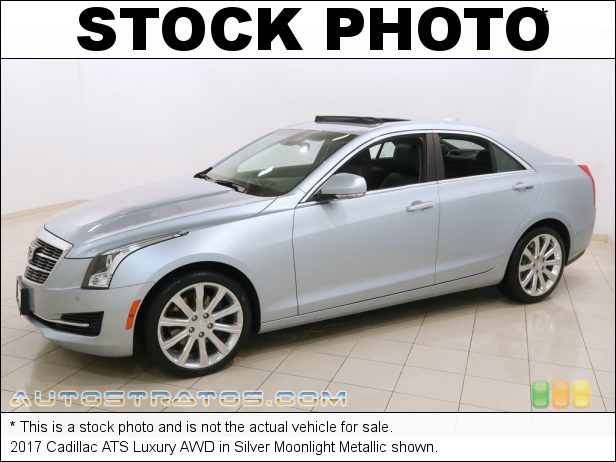 Stock photo for this 2017 Cadillac ATS Luxury AWD 2.0 Liter Twin-Scroll turbocharged DI DOHC 16-Valve VVT 4 Cylind 8 Speed Automatic