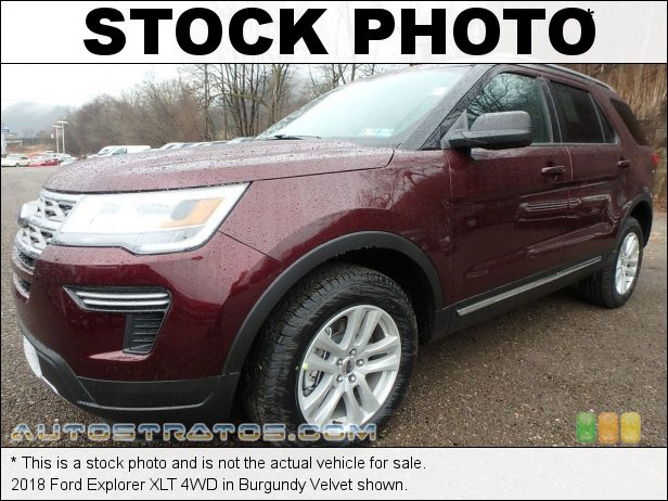 Stock photo for this 2018 Ford Explorer XLT 4WD 2.3 Liter DI Turbocharged DOHC 16-Valve Ti-VCT EcoBoost 4 Cylind 6 Speed Automatic