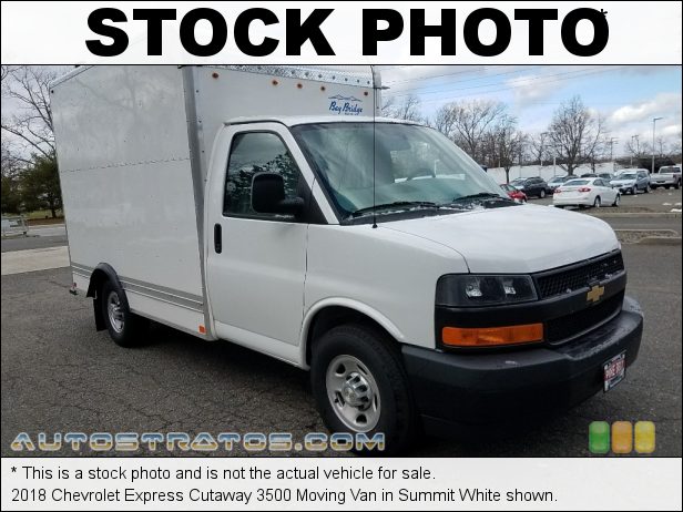 Stock photo for this 2014 Chevrolet Express Cutaway 3500 Moving Van 4.8 Liter OHV 16-Valve Vortec V8 6 Speed Automatic