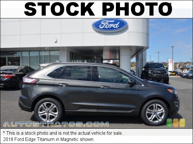 Stock photo for this 2018 Ford Edge Titanium 2.0 Liter DI Twin-Turbocharged DOHC 16-Valve EcoBoost 4 Cylinder 6 Speed Automatic