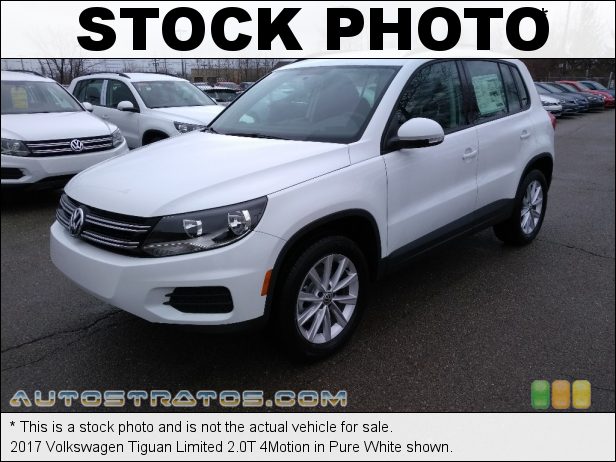 Stock photo for this 2017 Volkswagen Tiguan  2.0 Liter TSI Turbocharged DOHC 16-Valve VVT 4 Cylinder 6 Speed Tiptronic Automatic