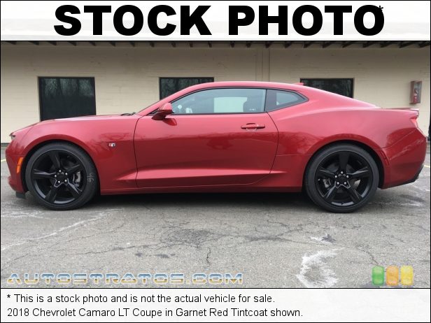Stock photo for this 2018 Chevrolet Camaro Coupe 3.6 Liter DI DOHC 24-Valve VVT V6 8 Speed Automatic