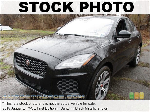 Stock photo for this 2018 Jaguar E-PACE First Edition 2.0 Liter Turbocharged DOHC 16-Valve 4 Cylinder 9 Speed Automatic