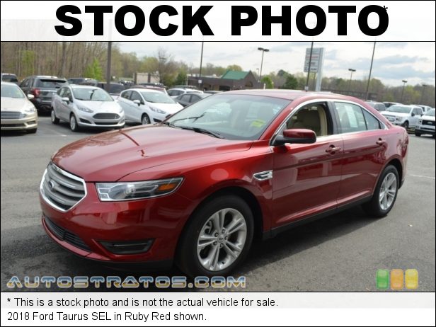 Stock photo for this 2018 Ford Taurus SEL 3.5 Liter DOHC 24-Valve Ti-VCT V6 6 Speed Automatic