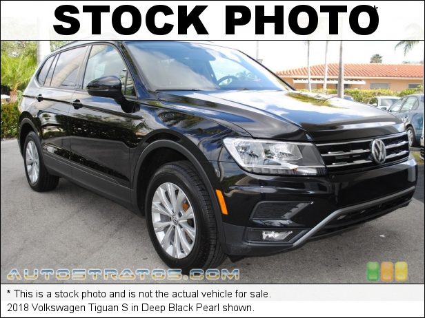Stock photo for this 2018 Volkswagen Tiguan S 2.0 Liter TSI Turbocharged DOHC 16-Valve VVT 4 Cylinder 8 Speed Automatic