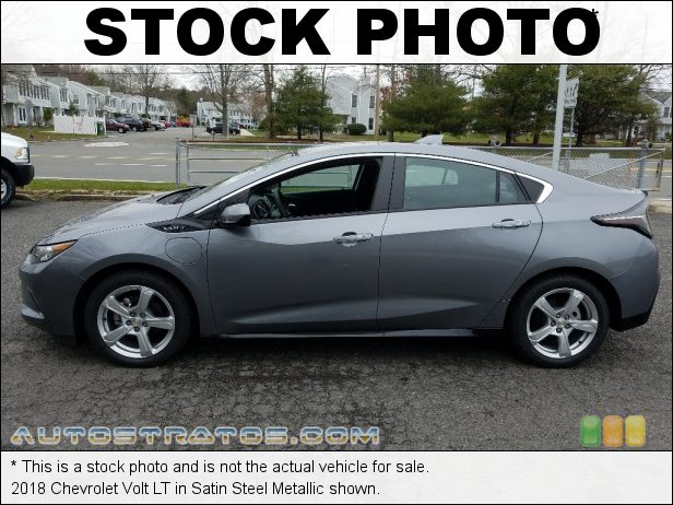 Stock photo for this 2018 Chevrolet Volt LT 111 kW Plug-In Electric Motor/1.5 Liter DI DOHC 16-Valve VVT 4 C 1 Speed Automatic