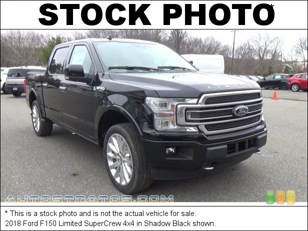 Stock photo for this 2018 Ford F150 SuperCrew 4x4 3.5 Liter PFDI Twin-Turbocharged DOHC 24-Valve EcoBoost V6 10 Speed Automatic
