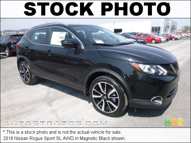 Stock photo for this 2018 Nissan Rogue Sport SL AWD 2.0 Liter DOHC 16-Valve CVTCS 4 Cylinder Xtronic CVT Automatic