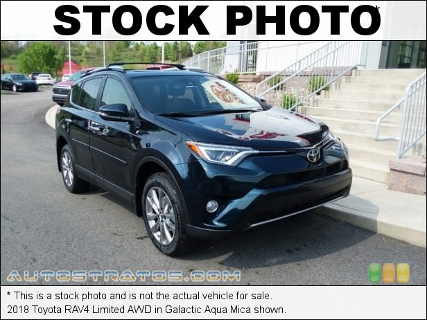 Stock photo for this 2018 Toyota RAV4 Limited AWD 2.5 Liter DOHC 16-Valve Dual VVT-i 4 Cylinder 6 Speed ECT-i Automatic