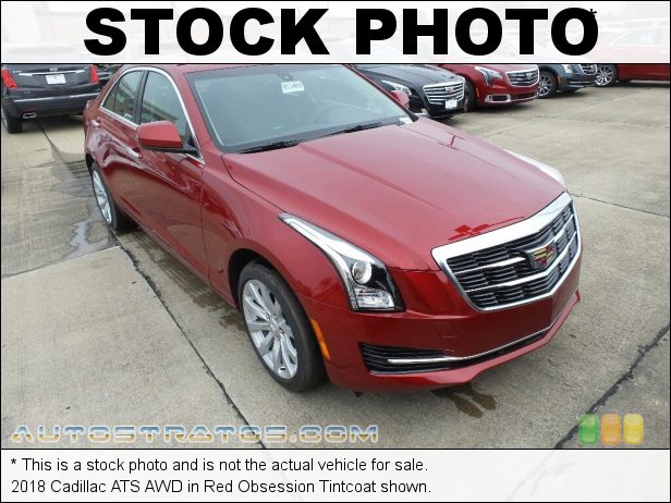 Stock photo for this 2018 Cadillac ATS AWD 2.0 Liter Twin-Scroll Turbocharged DI DOHC 16-Valve VVT 4 Cylind 8 Speed Automatic
