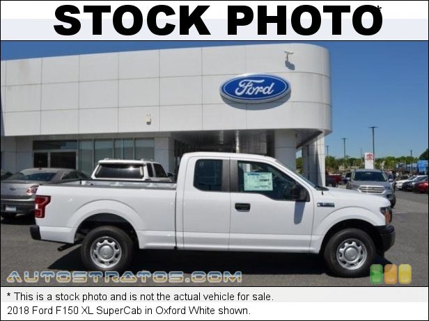 Stock photo for this 2018 Ford F150 XL SuperCab 3.3 Liter DOHC 24-Valve Ti-VCT V6 6 Speed Automatic