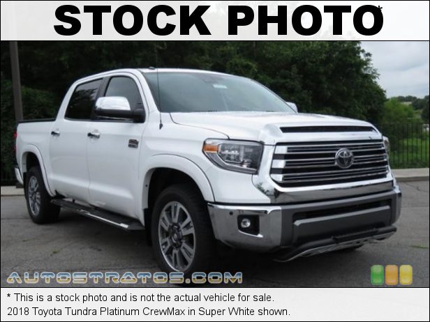 Stock photo for this 2018 Toyota Tundra CrewMax 5.7 Liter i-Force DOHC 32-Valve VVT-i V8 6 Speed ECT-i Automatic
