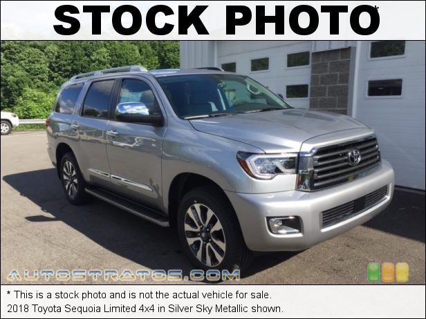 Stock photo for this 2019 Toyota Sequoia Limited 4x4 5.7 Liter i-Force DOHC 32-Valve VVT-i V8 6 Speed ECT-i Automatic