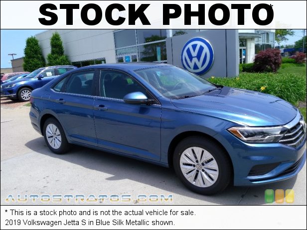 Stock photo for this 2019 Volkswagen Jetta S 1.4 Liter TSI Turbcharged DOHC 16-Valve VVT 4 Cylinder 6 Speed Manual