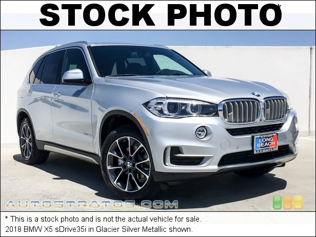 Stock photo for this 2018 BMW X5 sDrive35i 3.0 Liter TwinPower Turbocharged DOHC 24-Valve VVT Inline 6 Cyli 8 Speed Automatic